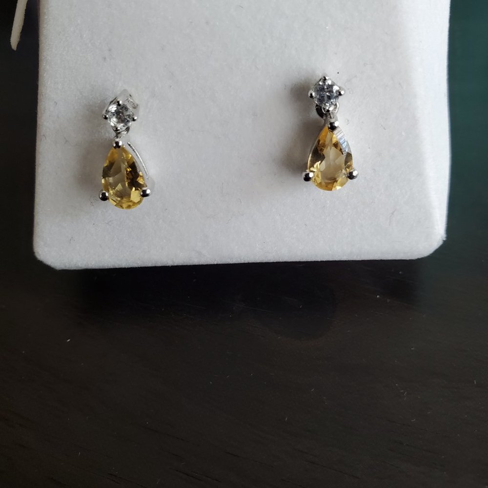 Citrine Drop Earrings